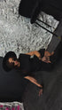 MINI dress "MIORICA" - BLACK